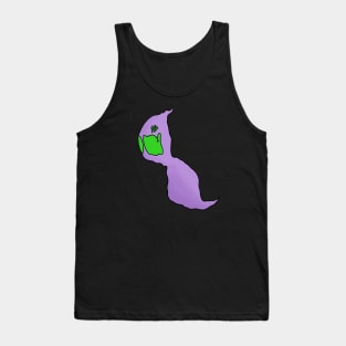 Purple and Green Sad Ghost! Tank Top